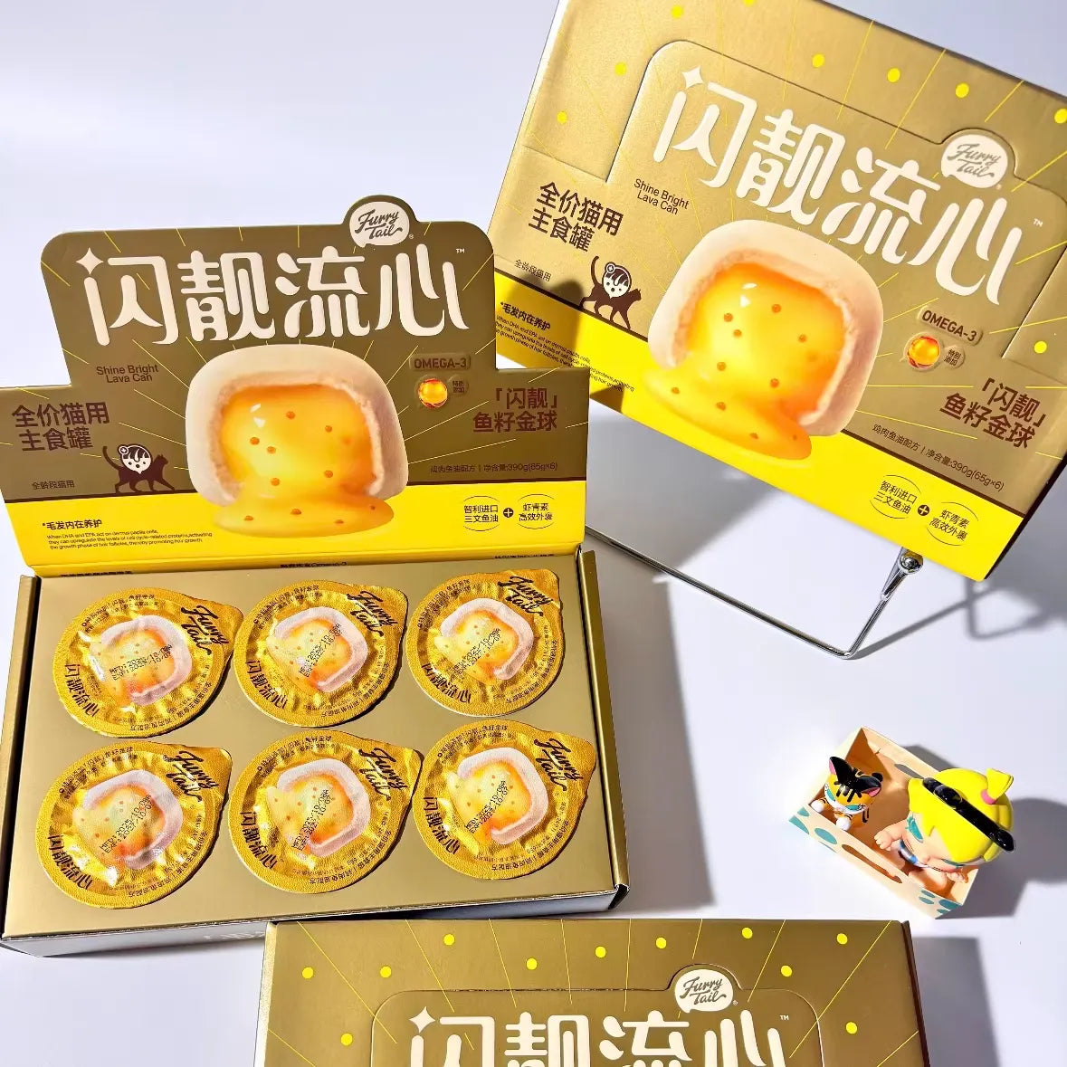 Furrytail Shining Flow Fish Roe Lava Mousse Cat Wet Food - Chicken & Fish Oil