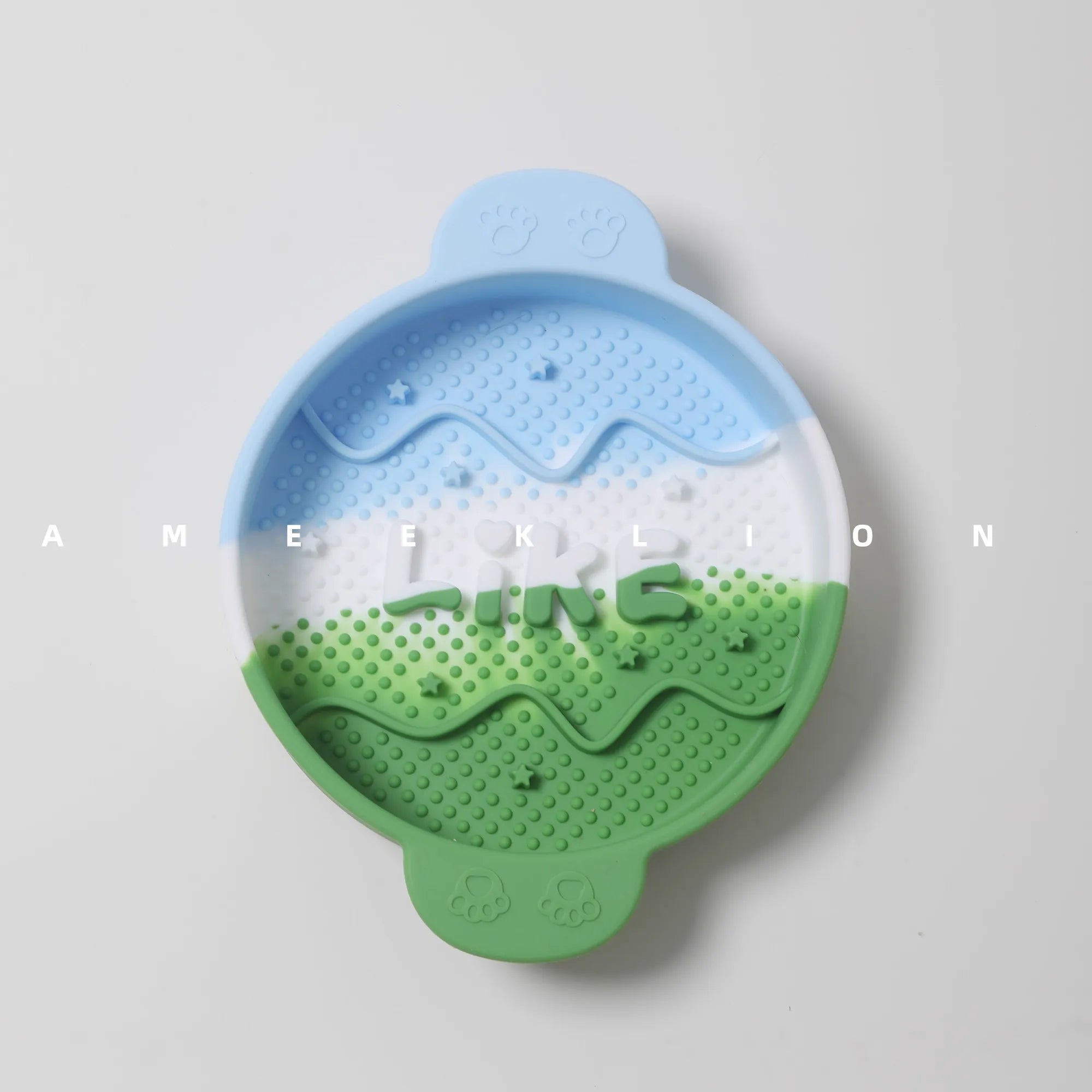 Ameeklion Silicone Slow Feeder Dog & Cat Bowl