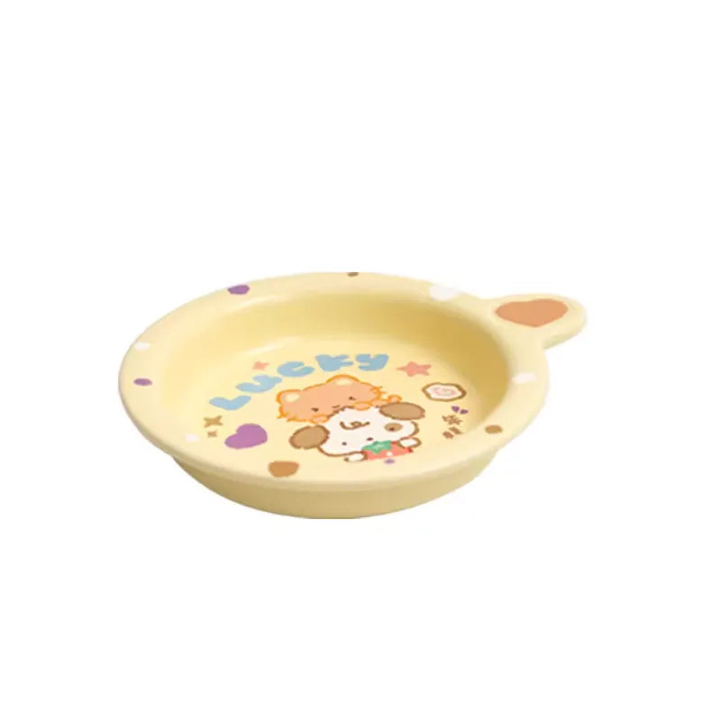 年糕NianGao 童趣陶瓷单耳碗 超可爱图案 六款可选