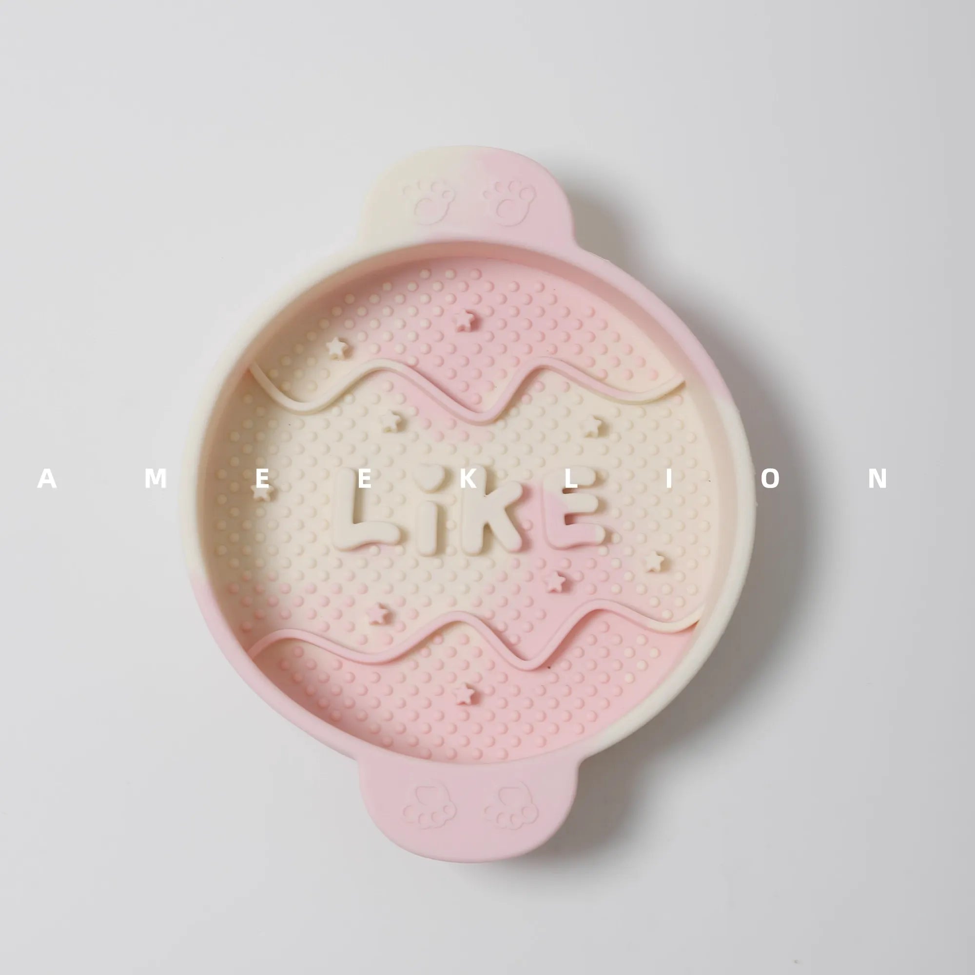 Ameeklion Silicone Slow Feeder Dog & Cat Bowl