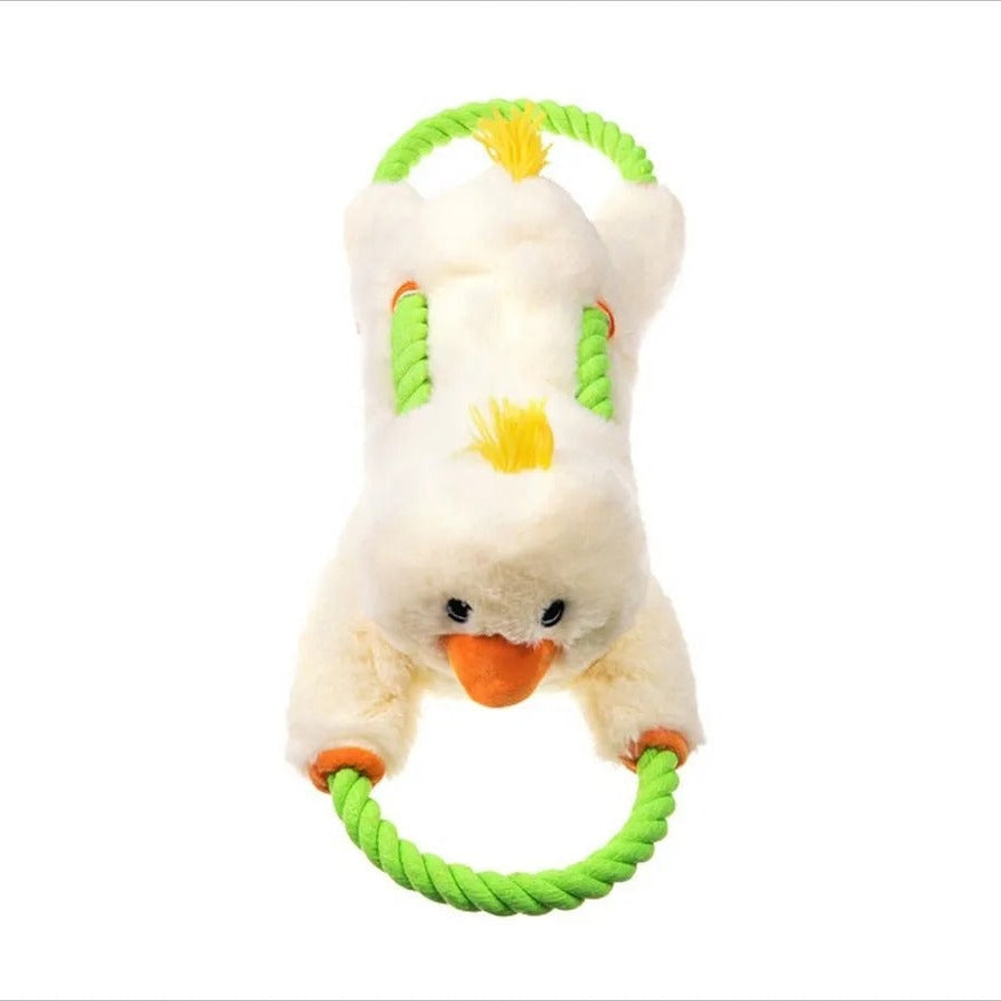 Growl Haystackerz - Ducky Quackers Dog Toy