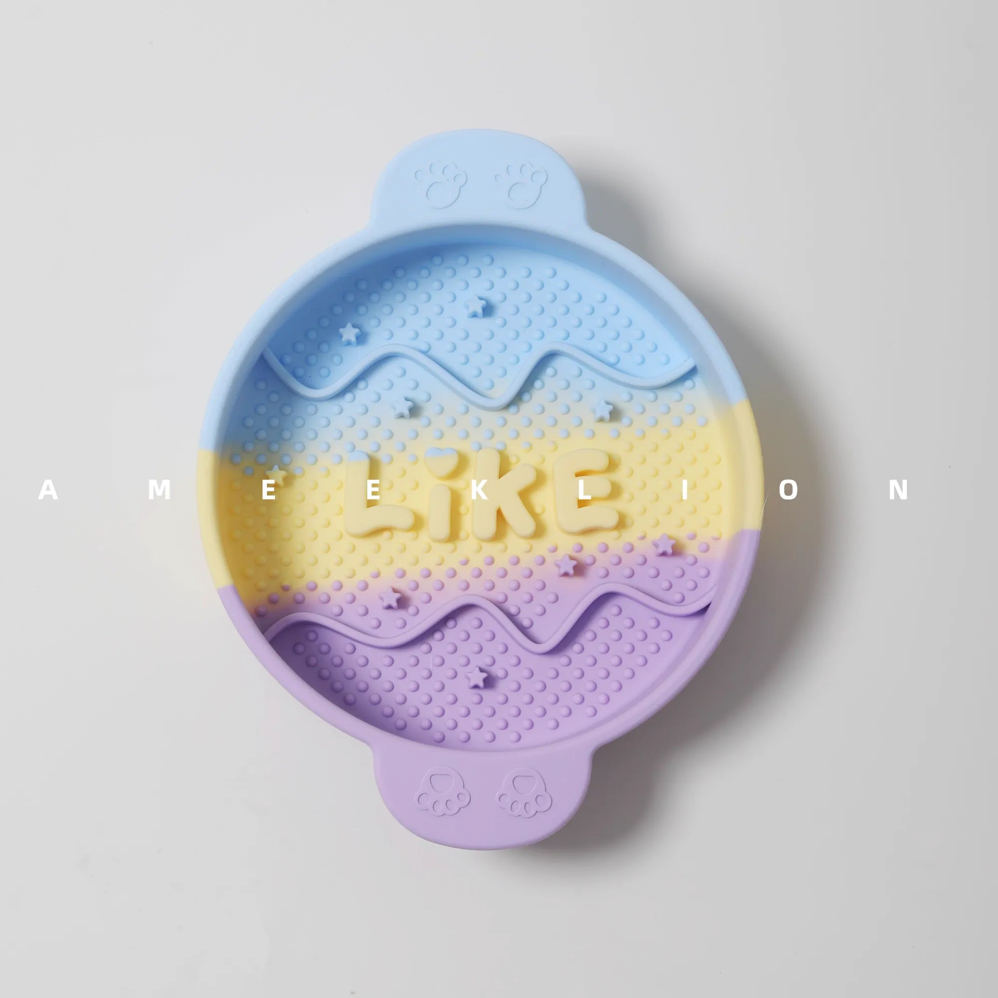 Ameeklion Silicone Slow Feeder Dog & Cat Bowl