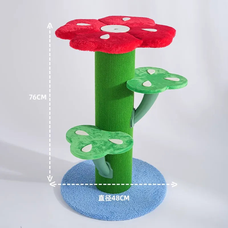 Miaofairy Flower-Themed Cat Tree