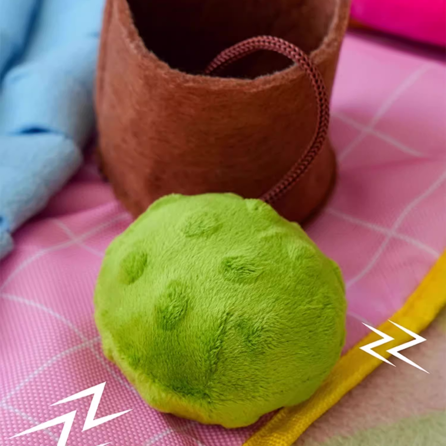 Zeze 狗狗藏食嗅闻垫 自嗨解闷发声闻嗅毯 漏食小狗宠物益智玩具 洗澡澡嗅闻垫