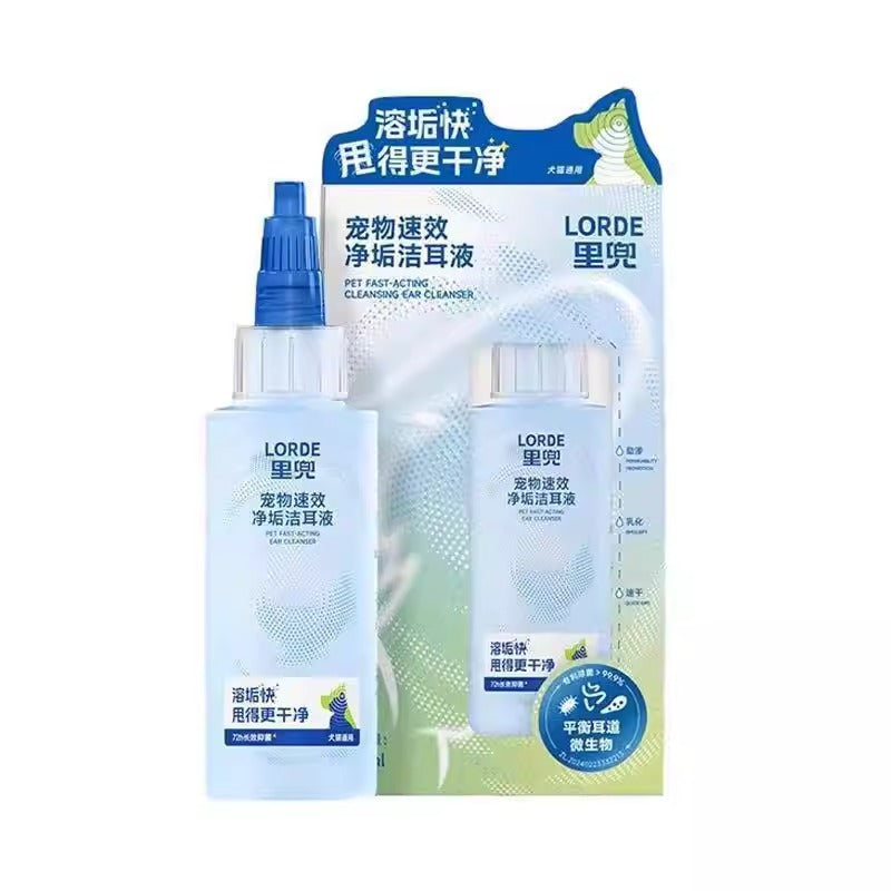 Lorde Pet Ear Cleanser - Fast Ear Wax & Mite Remover