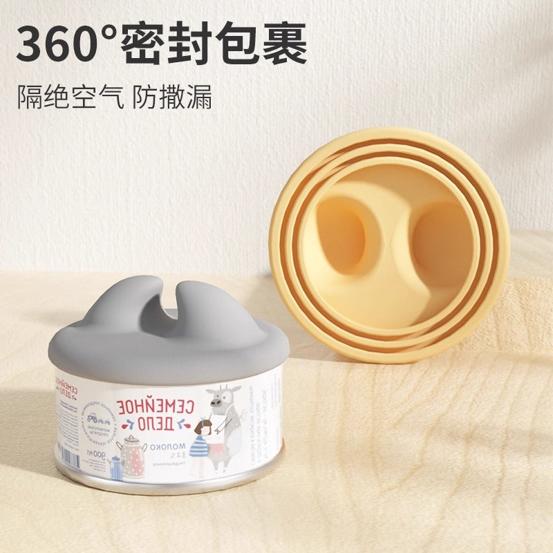 Multi-Function Pet Can Opener & Lid – Silicone Spoon for Pet Cans