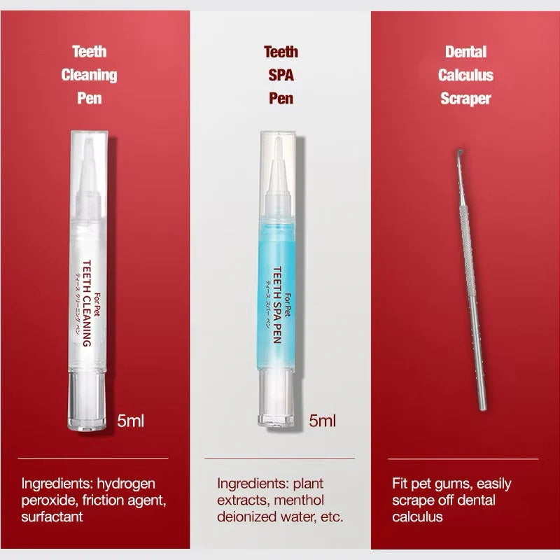 Kojima Pet Teeth Cleaning Kit - Tartar Removal Kit