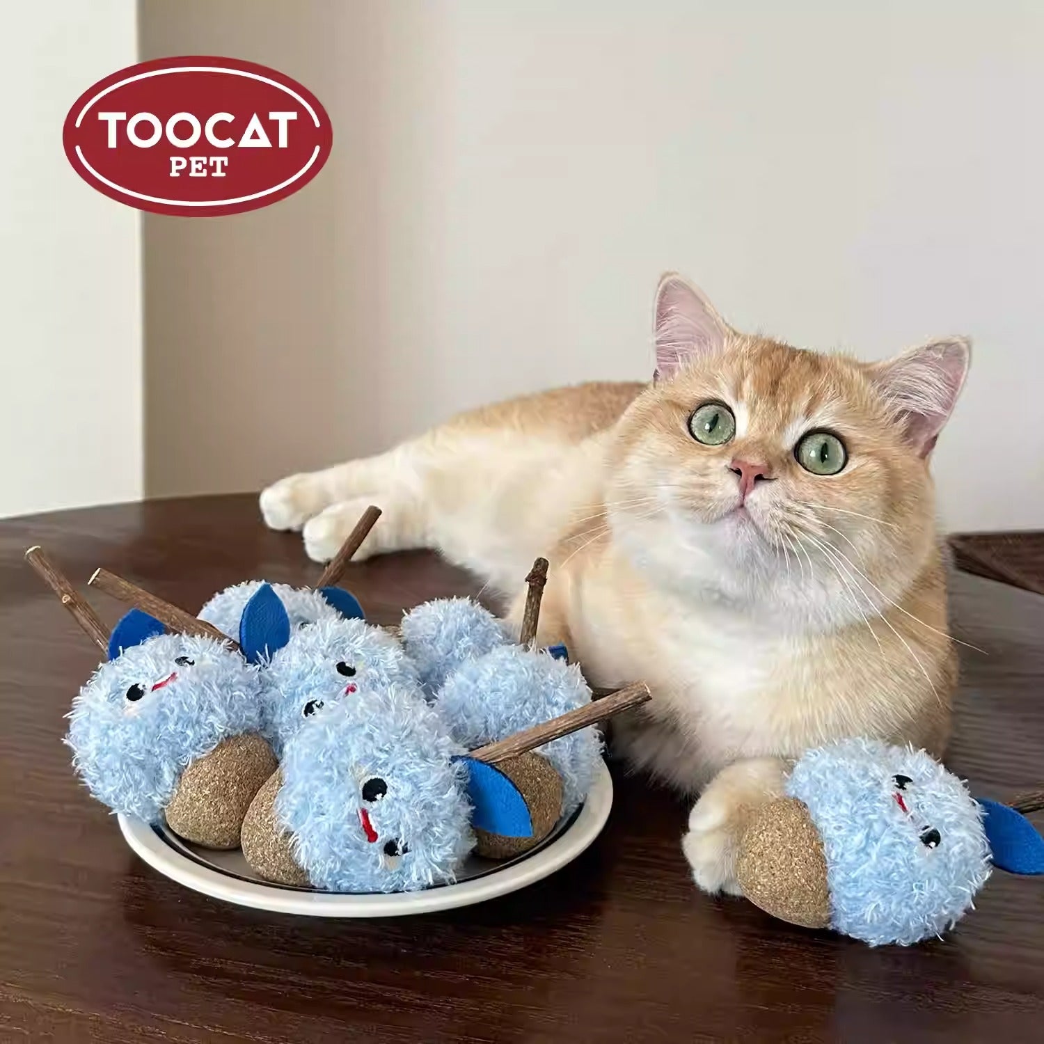 TOOCAT Iceball Cat Chew Toy with Matatabi Stick