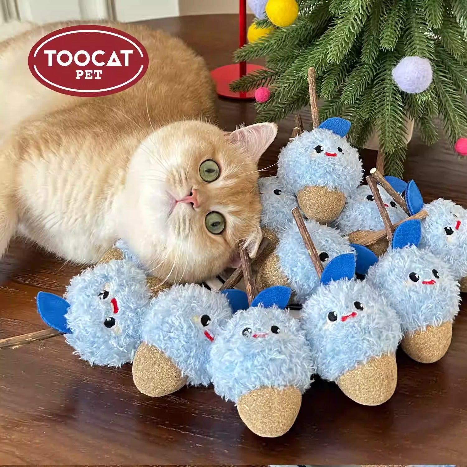 TOOCAT Iceball Cat Chew Toy with Matatabi Stick