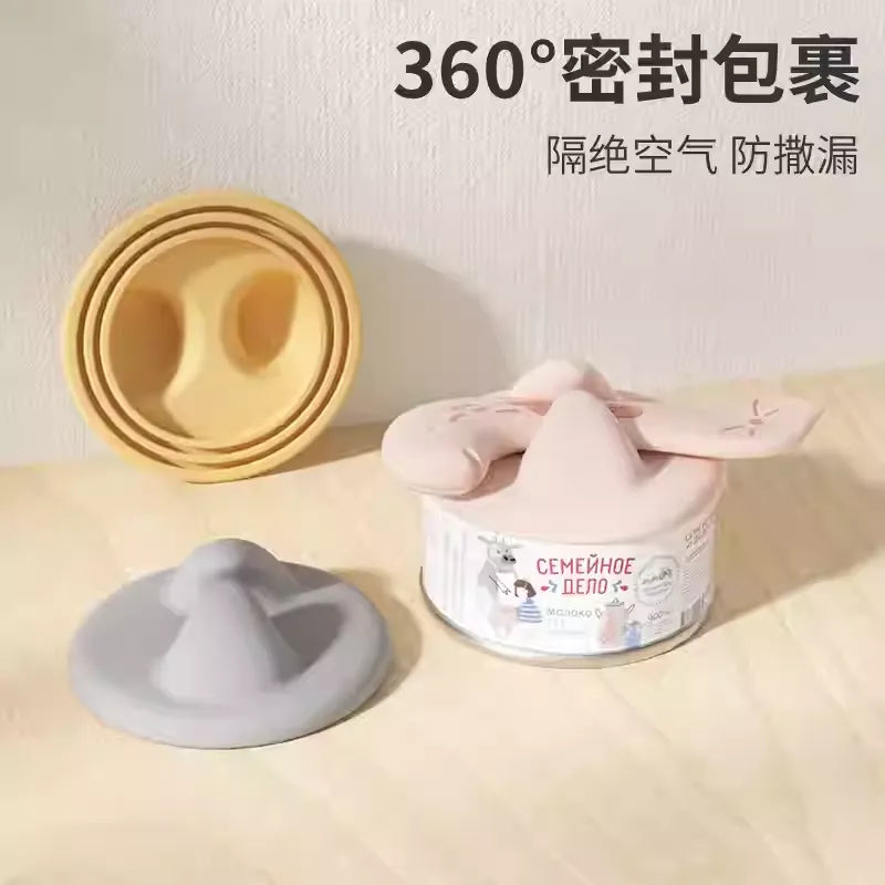 Multi-Function Pet Can Opener & Lid – Silicone Spoon for Pet Cans
