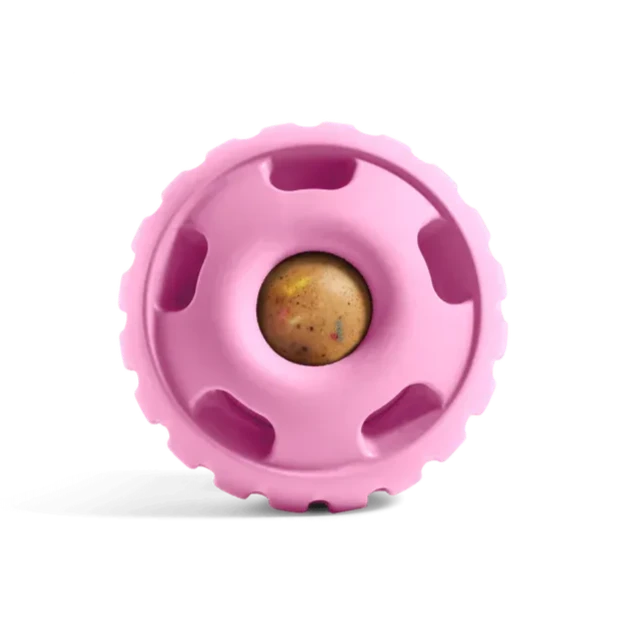 WOOF Pupsicle Treat Dispensing Dog Toy - Party Pink