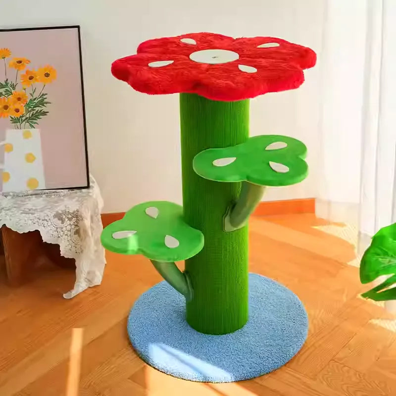 Miaofairy Flower-Themed Cat Tree