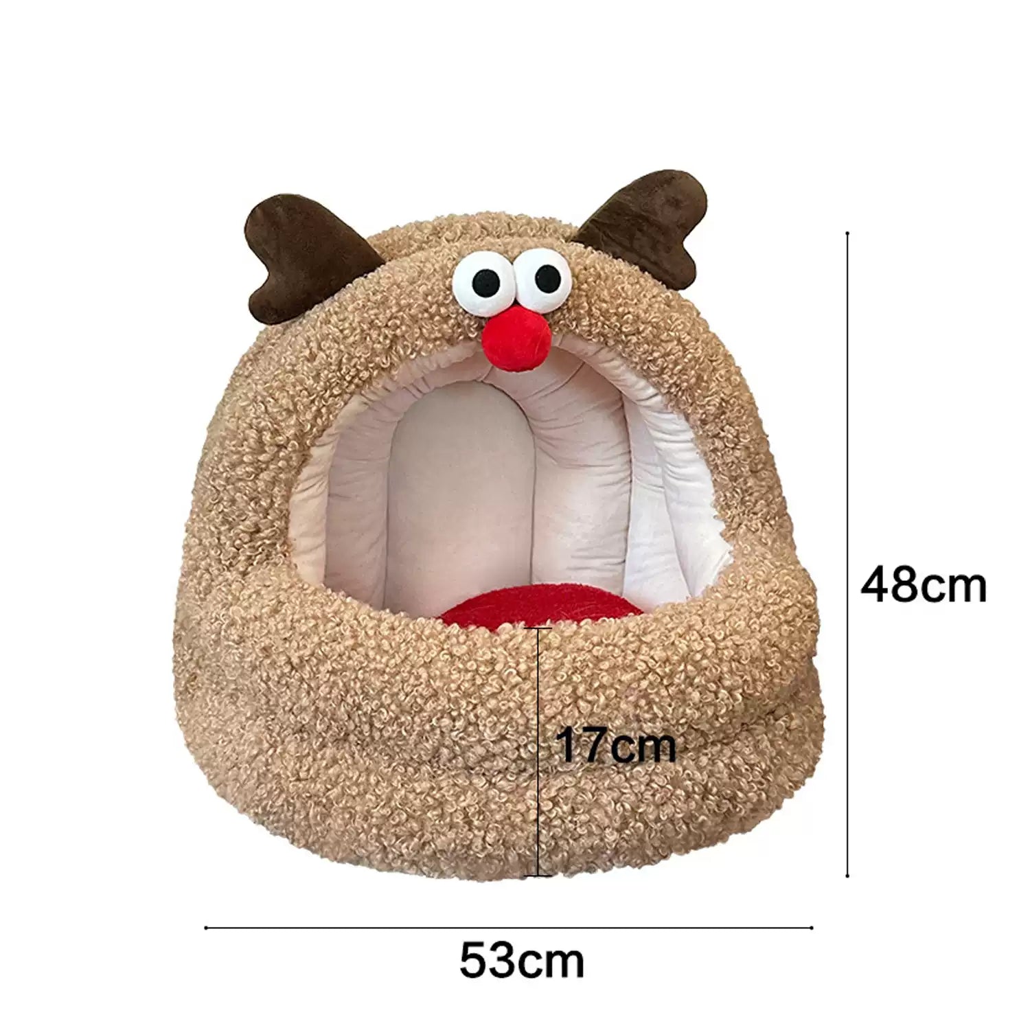 TOOCAT Reindeer Cozy Pet Bed