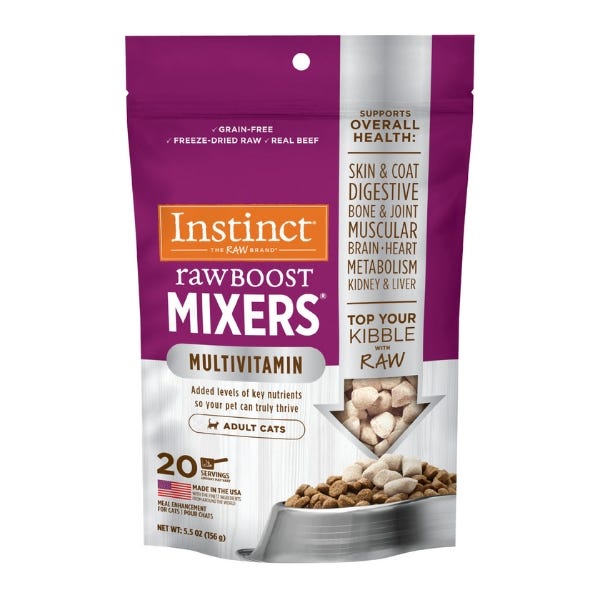 Instinct Raw Boost Mixers Grain Free Multivitamin Topper Cat 5.5oz