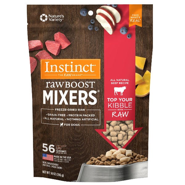 Instinct Raw Boost Mixers All Natural Beef Recipe for Dogs