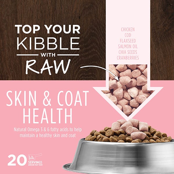 Instinct Raw Boost Mixers Grain Free Skin & Coat Health Topper Dog 5.5oz