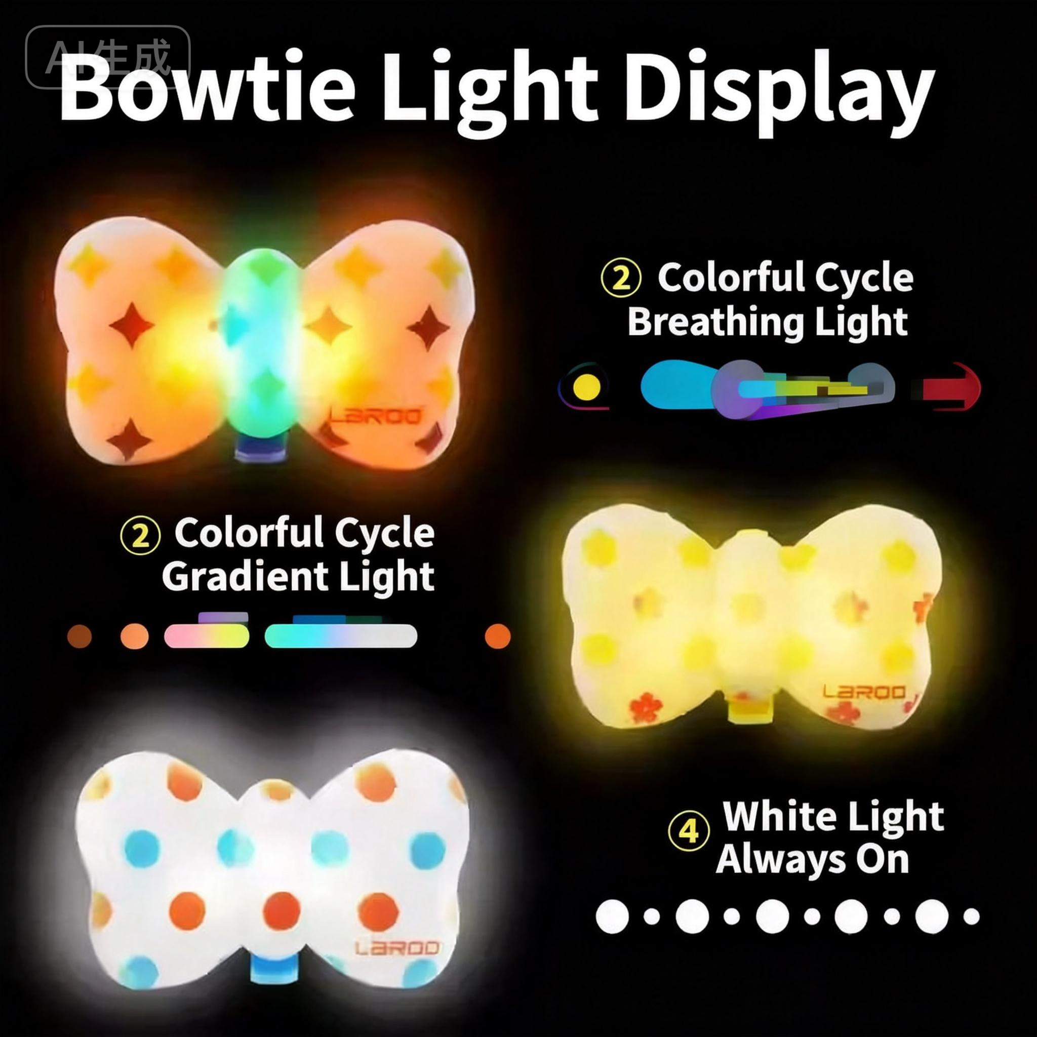 Laroo LED Dog Safety Light Collar Tag – Night Walking & Anti-Lost Pet Light