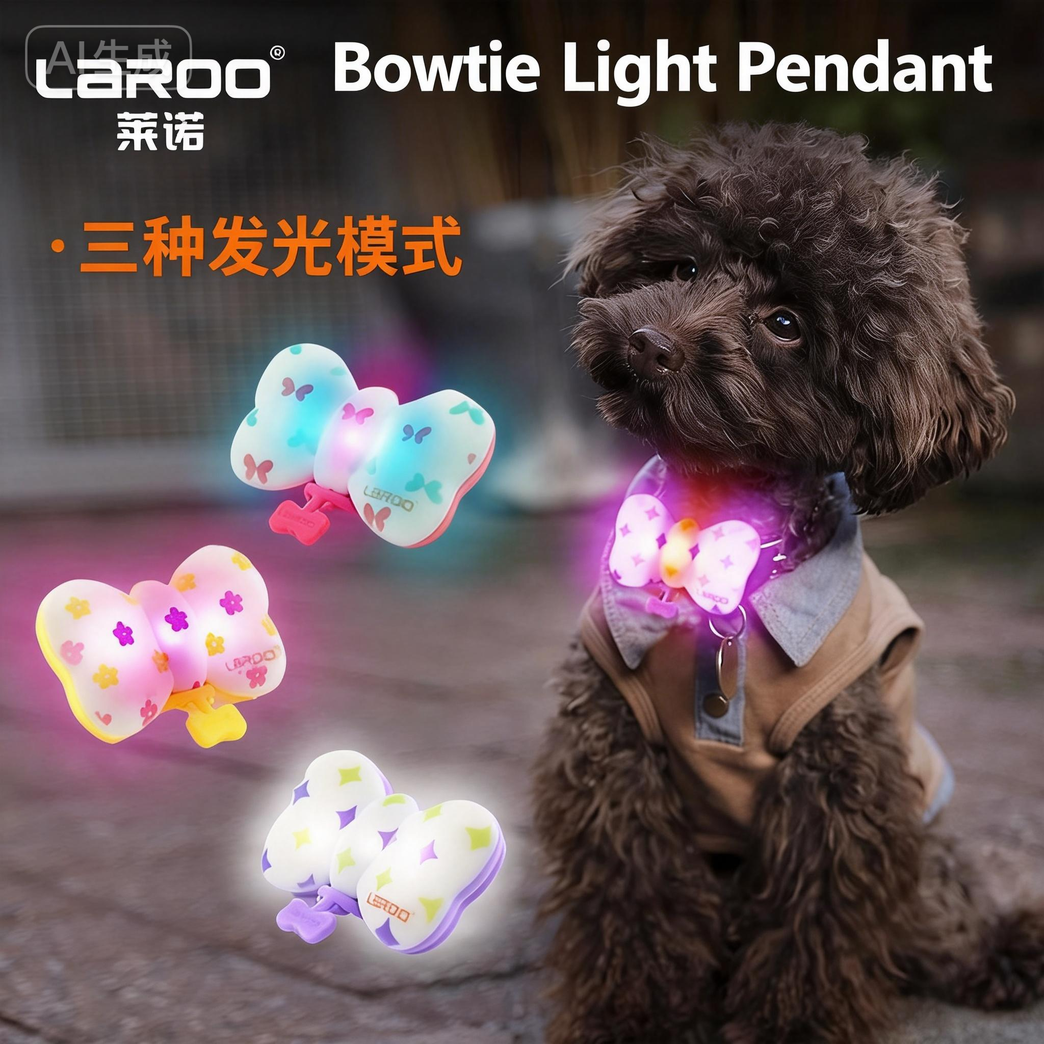 Laroo LED Dog Safety Light Collar Tag – Night Walking & Anti-Lost Pet Light