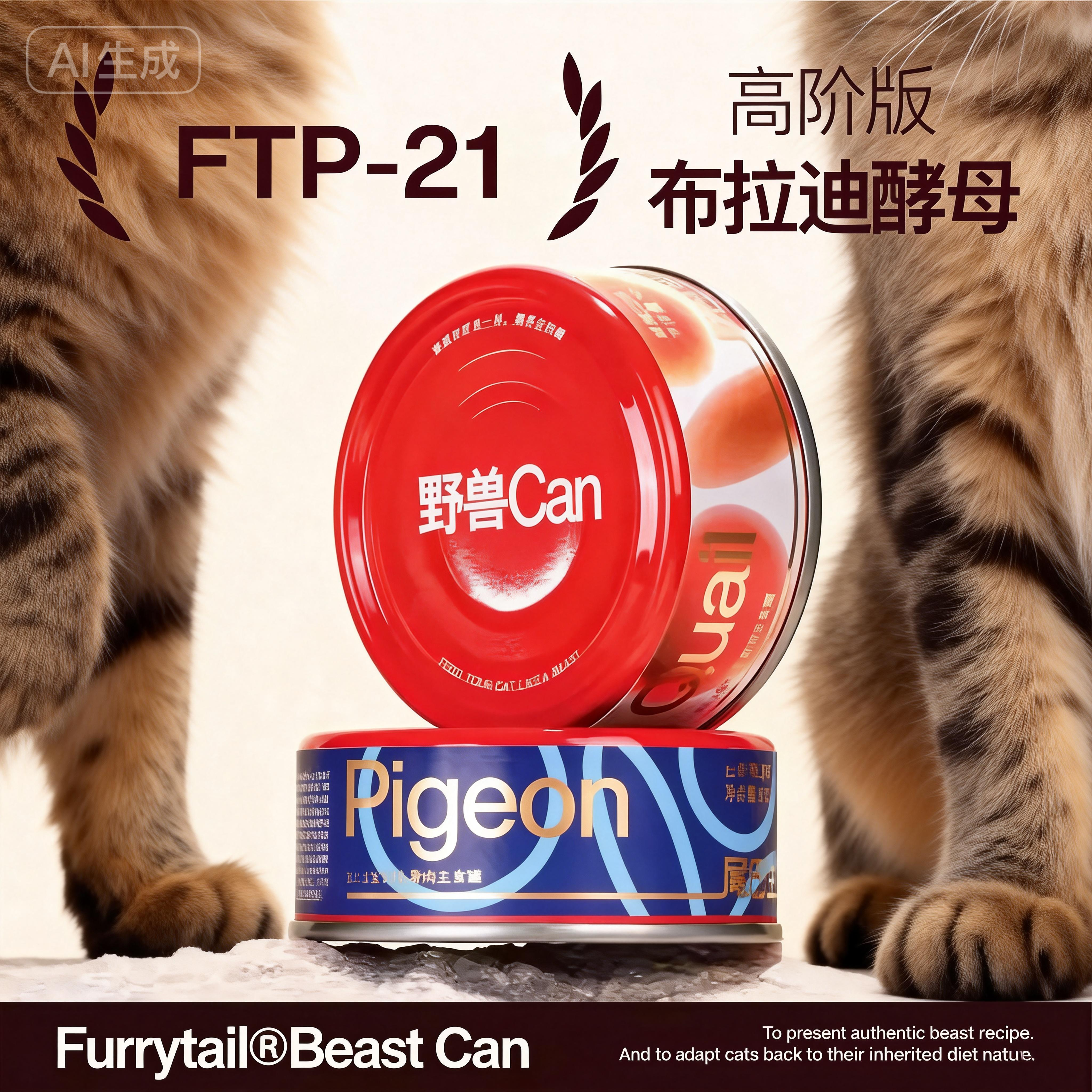 FurryTail Wild Beast CAN811 Complete & Nutritious Wet Cat Food