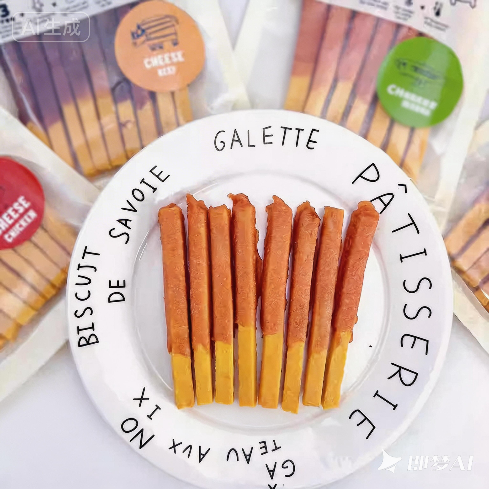 PIMA Cheese Fries Wrapped with Meat - Dog Chew Treats