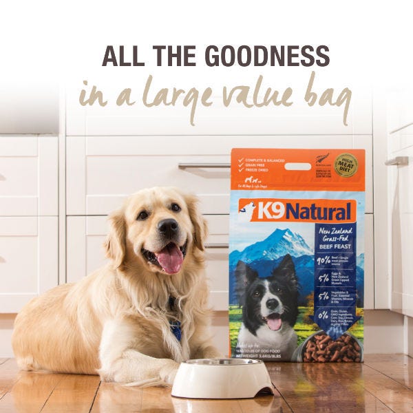 K9 Natural Freeze Dried Beef Feast Dog Food