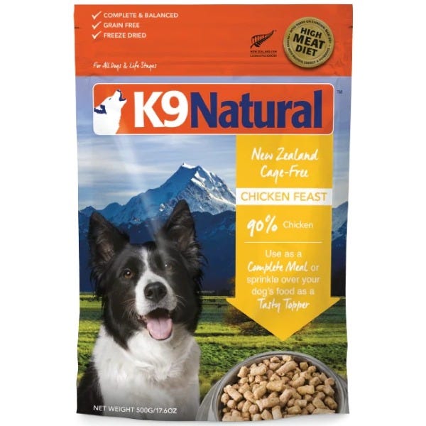 K9 Natural Freeze Dried Chicken Feast Dog Food