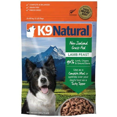 K9 Natural 狗狗主食冻干90%鲜肉配方 500g 五种口味可选 - Maokidspet