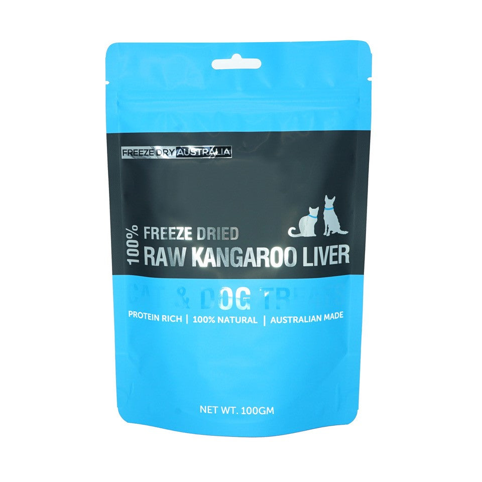 Freeze-Dry Australia's Kangaroo Liver For Dog & Cat - 100g