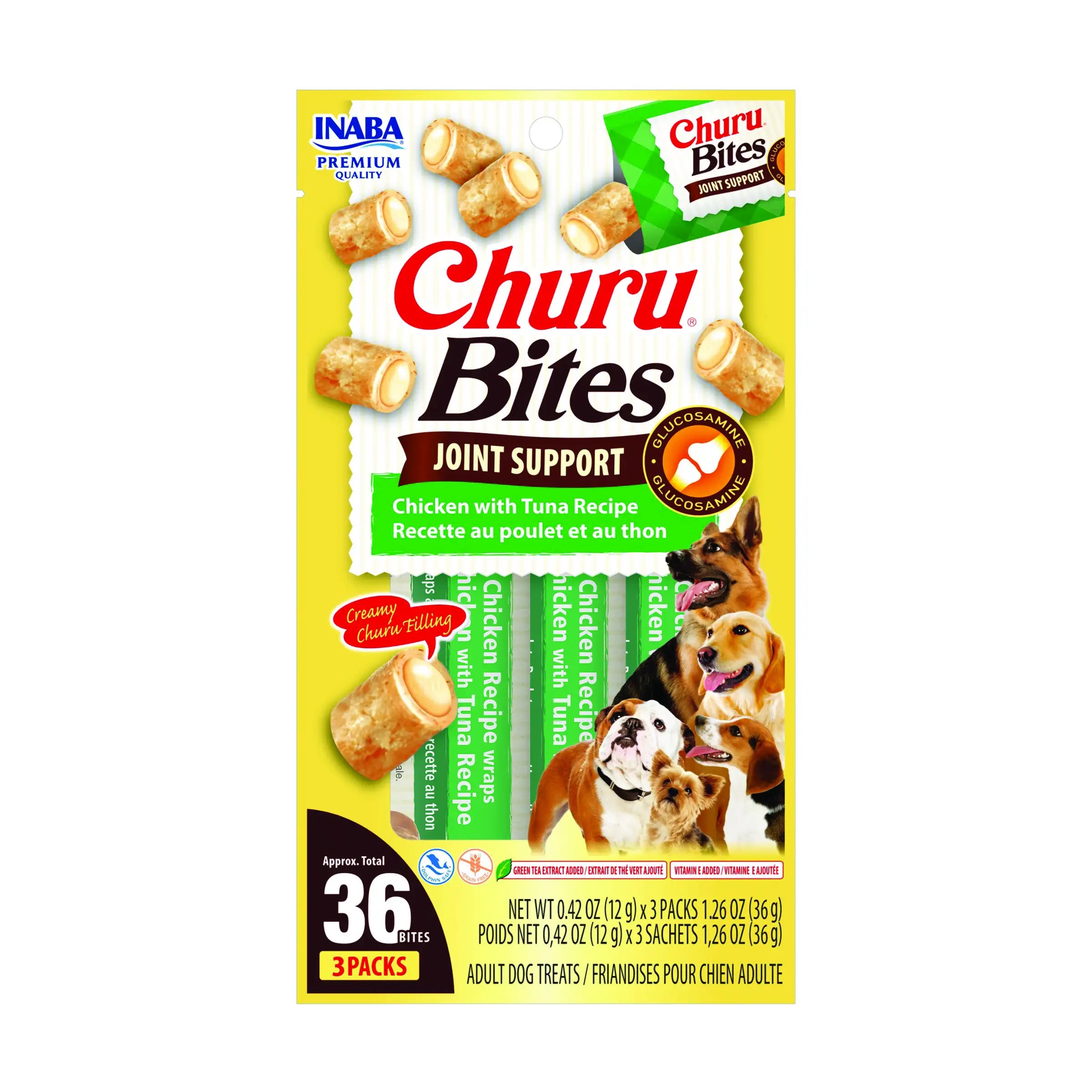 Inaba Churu Bites Joint Support for Dog -  Chicken with Tuna Recipe