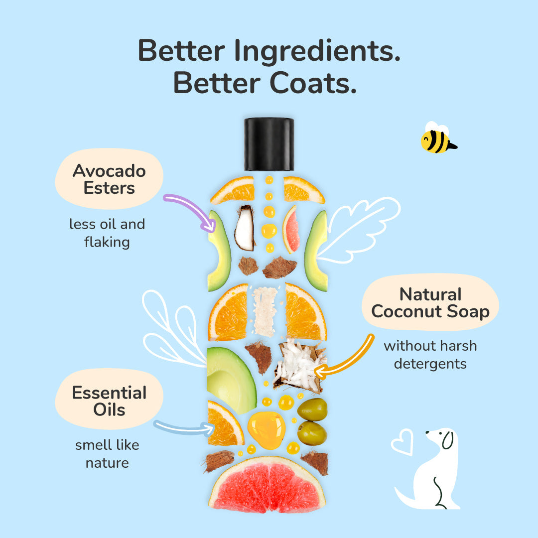 Kin + Kind Itchy Dog Shampoo - Tea Tree + Grapefruit - 12oz