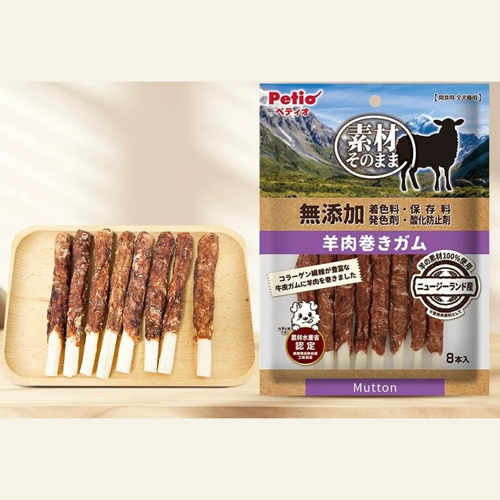 Petio Sozai Sonomama Meat-Wrapped Rawhide Chew Sticks For Dog - 4 Flavors (80g)