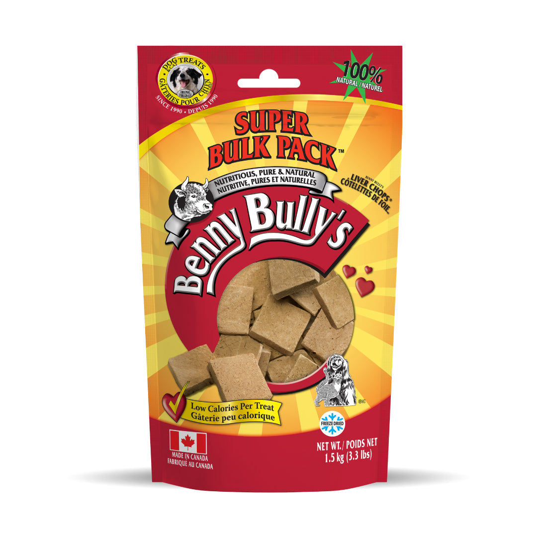 Benny Bullys Beef Liver Plus Original Dog Treat - 40g