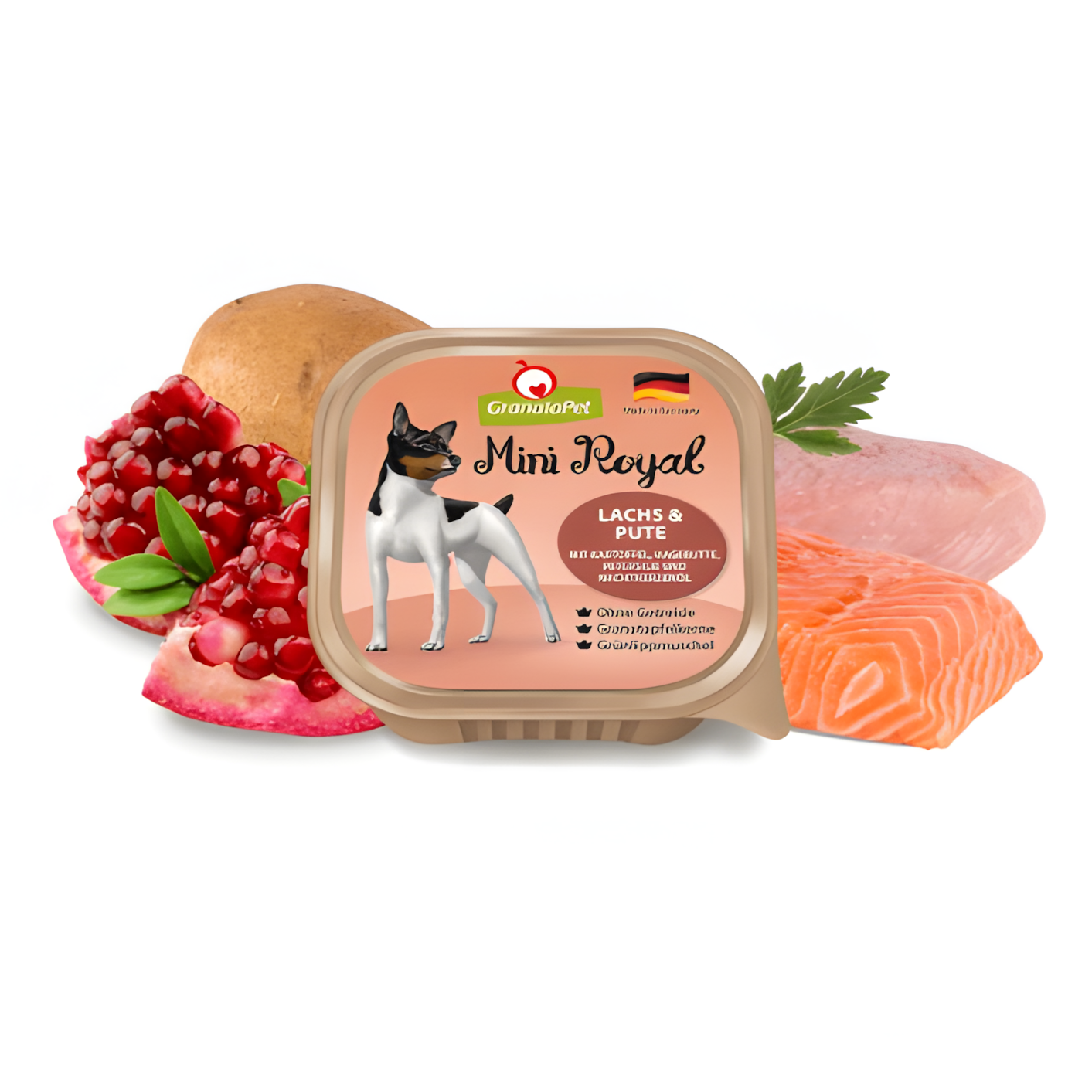 Granatapet Mini Royal Dog Wet Food - Salmon & Turkey 150g