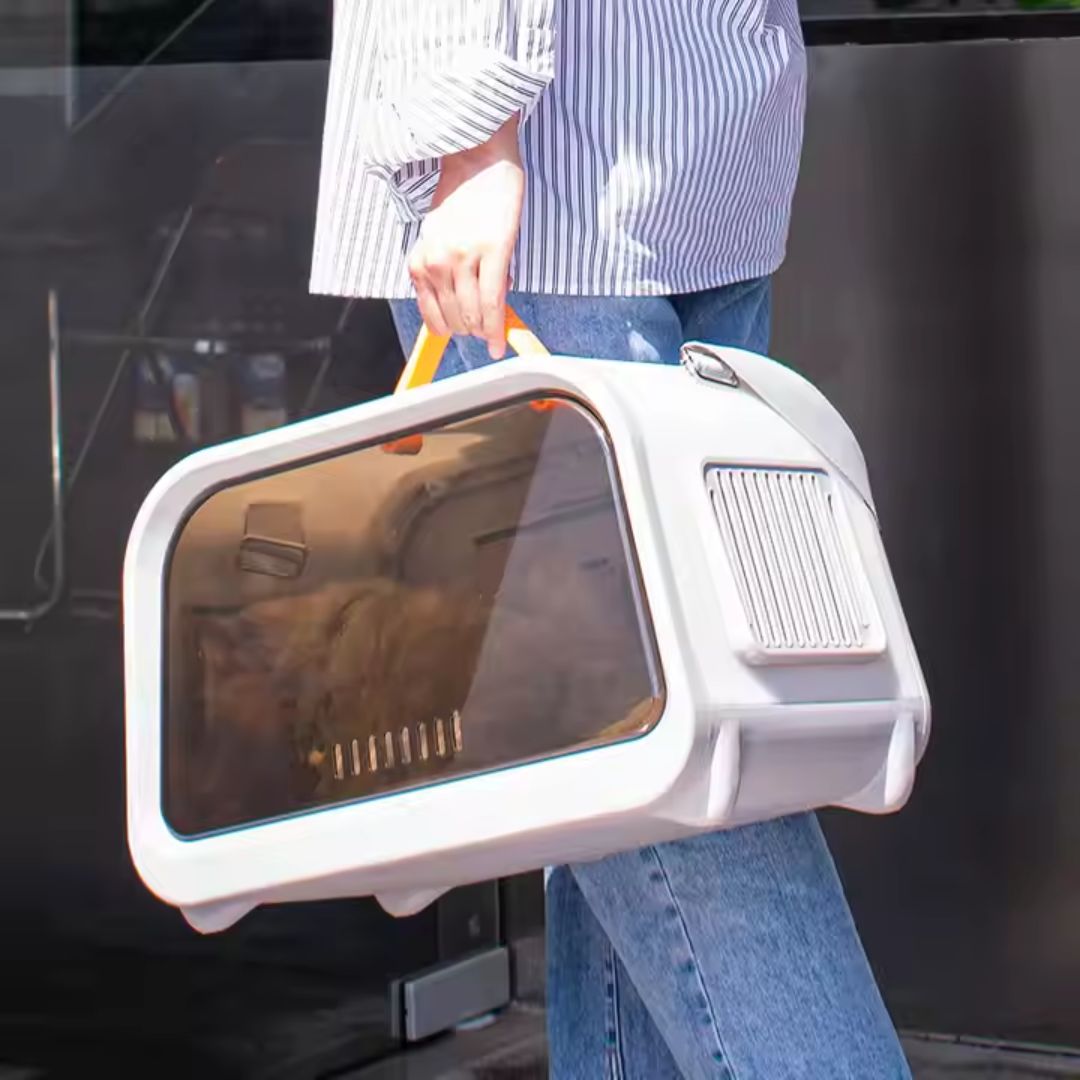 Leiboo Dual-Door Space Capsule Pet Carrier