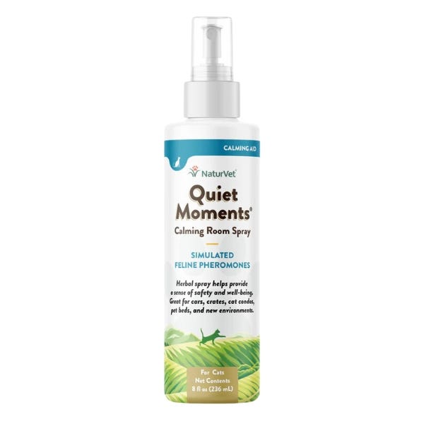 NaturVet Quiet Moments Cat Calming Room Spray - 8oz