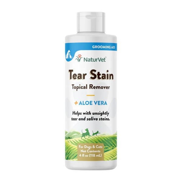 NaturVet Tear Stain Topical Remover For Dog & Cat - 4oz