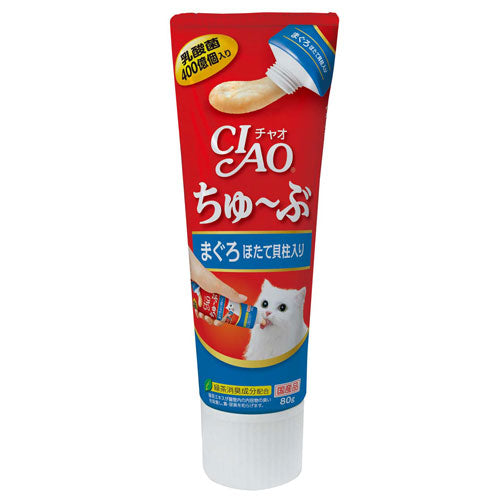 Inaba CIAO Tuna & Scallop Probiotics Paste Cat Treat