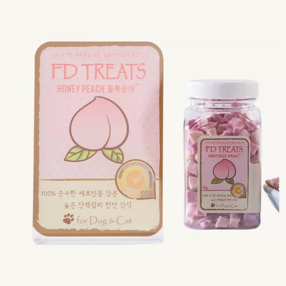FD TREATS Freeze-dried Pet Treats - Honey Peach
