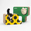 pidan cat scratching board set monster 2 in 1 corrugated cardboard scratching board cat bed claw sharpener cat toy pet supplies