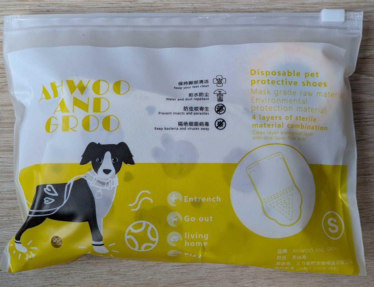 Ahwoo and Groo Disposable Pet Protective Shoes