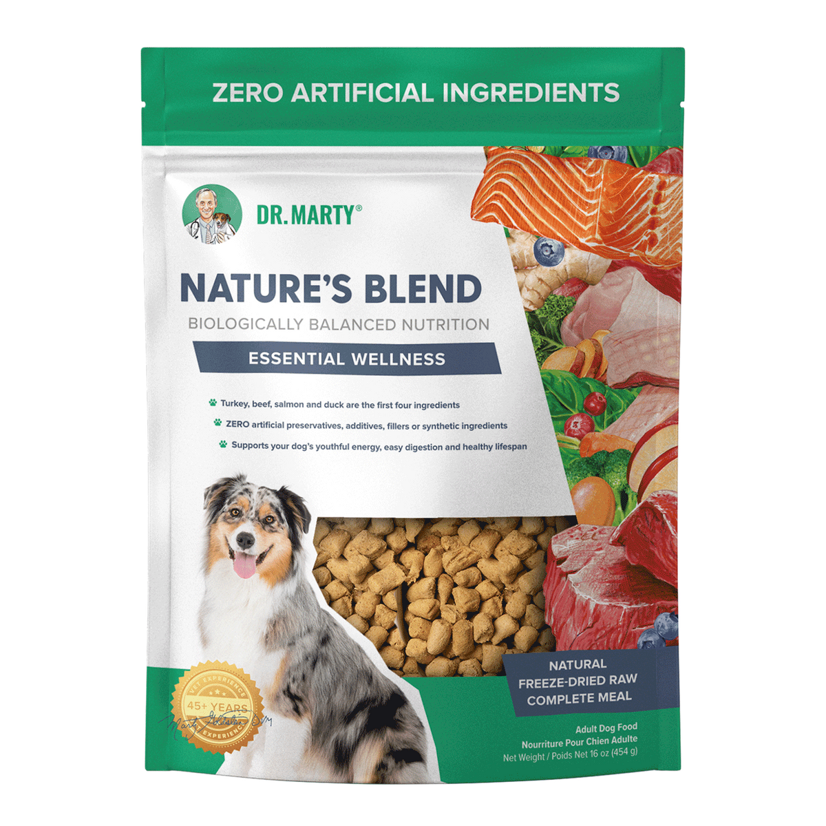 Dr. Marty Nature's Blend Essential Wellness Freeze-Dried Raw - Complete Meal