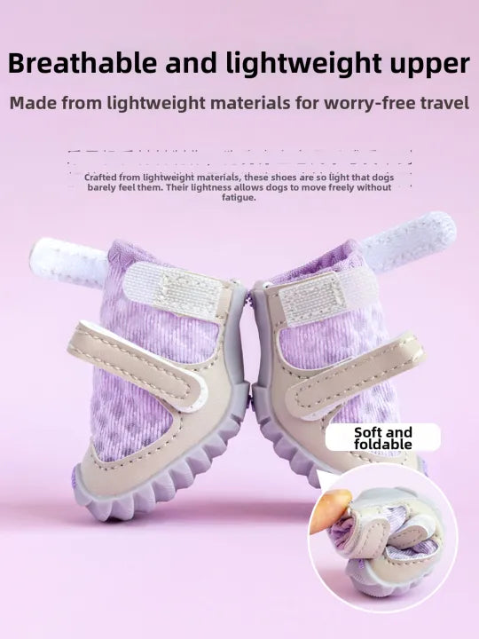 FOKWOW | Breathable Dog Shoes For Small Breeds Anti-Dirty No-Slip