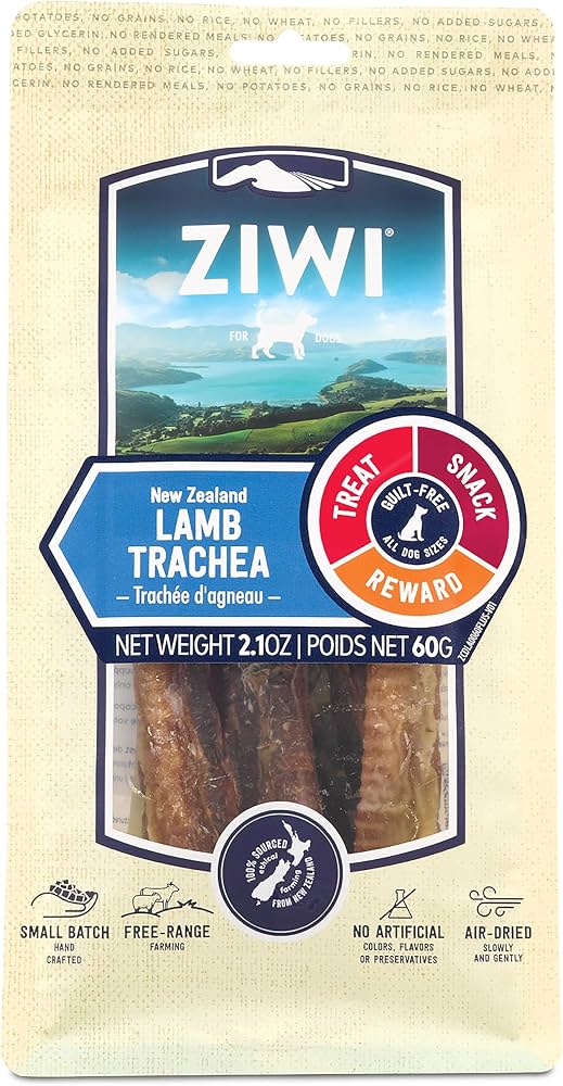 ZIWI Dog Chews & Treats - Lamb Trachea
