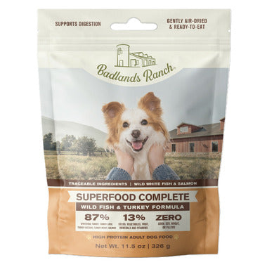 Badlands Ranch Superfood Complete Wild Fish and Turkey Formula 326G
