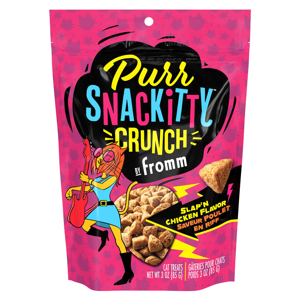 Fromm Purr-Snackitty Crunch Slap'n Chicken Cat Treats