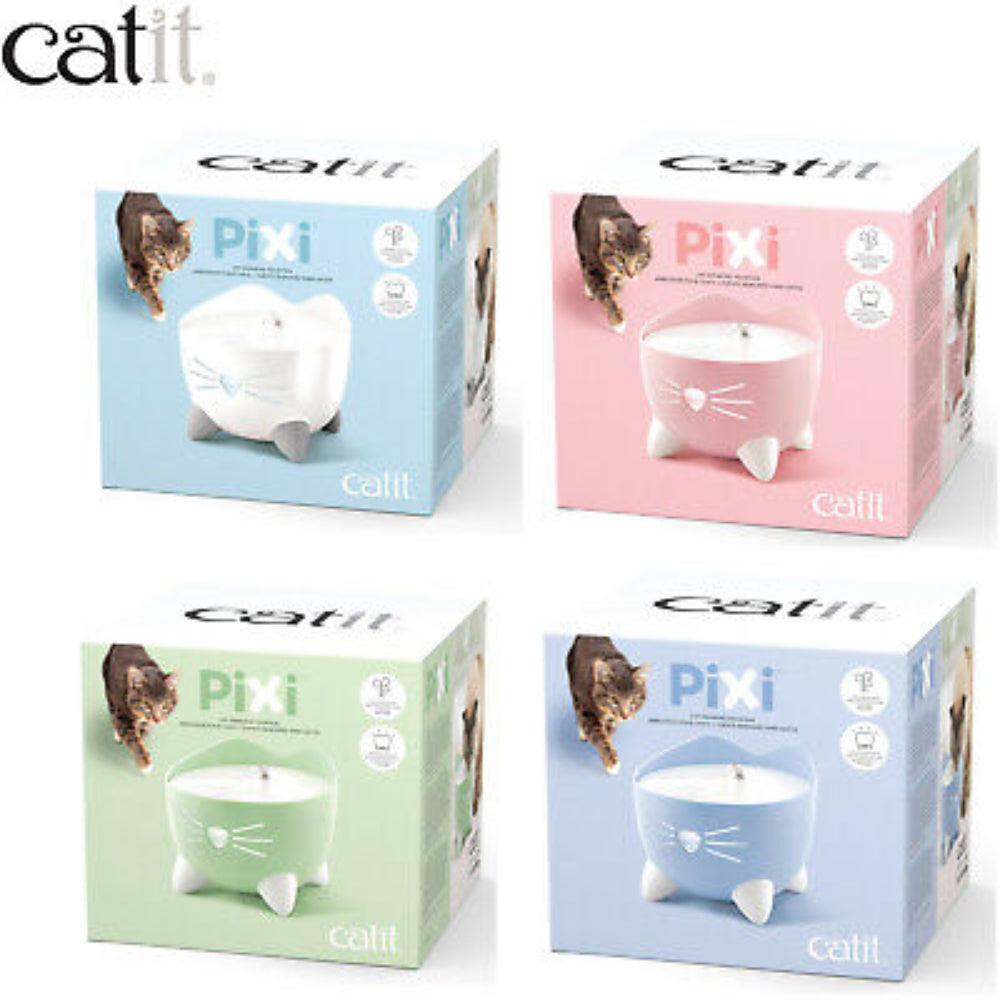 Catit Pixi 多彩版饮水器 带LED灯光提示 - Maokidspet