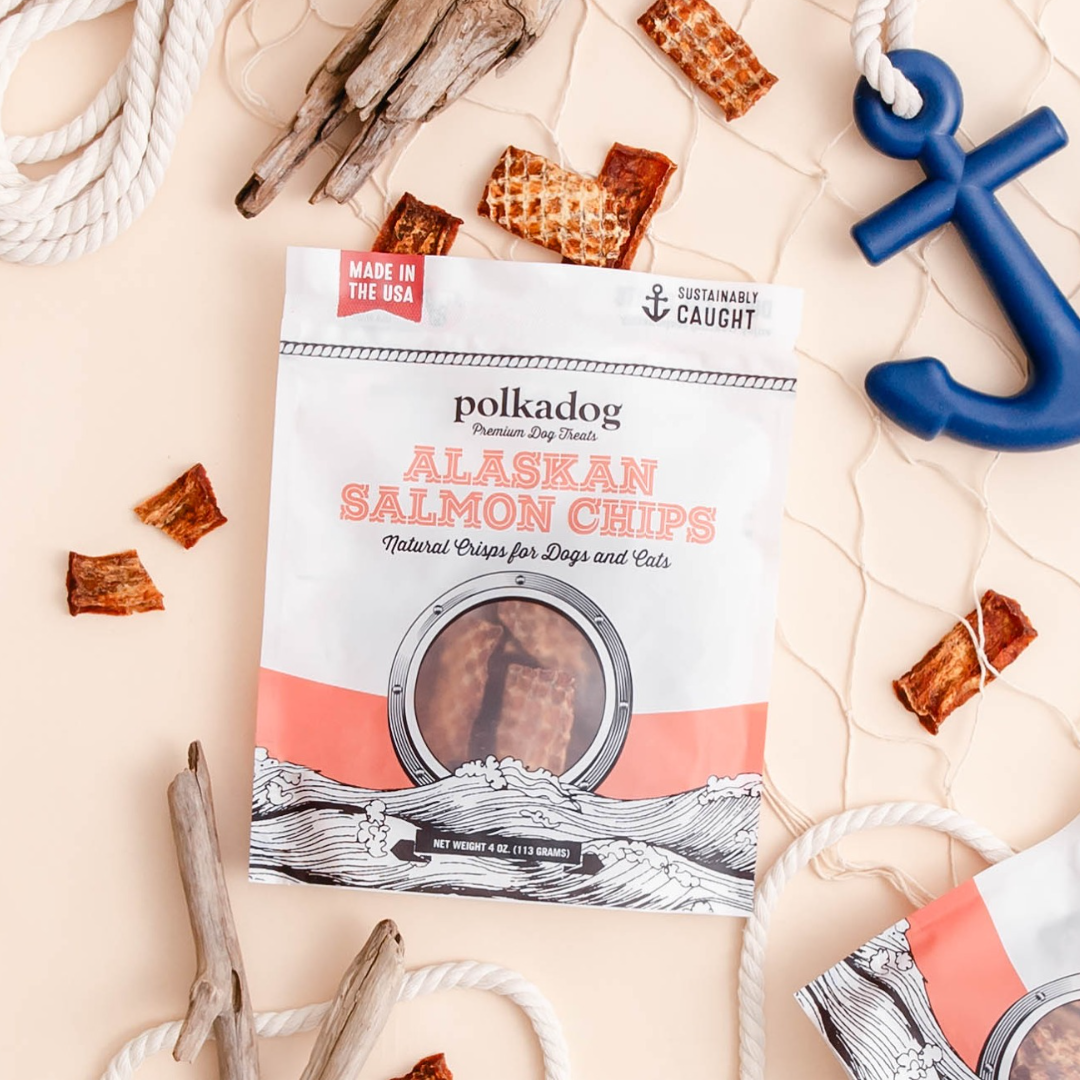 Polkadog Alaskan Salmon Chips For Dog