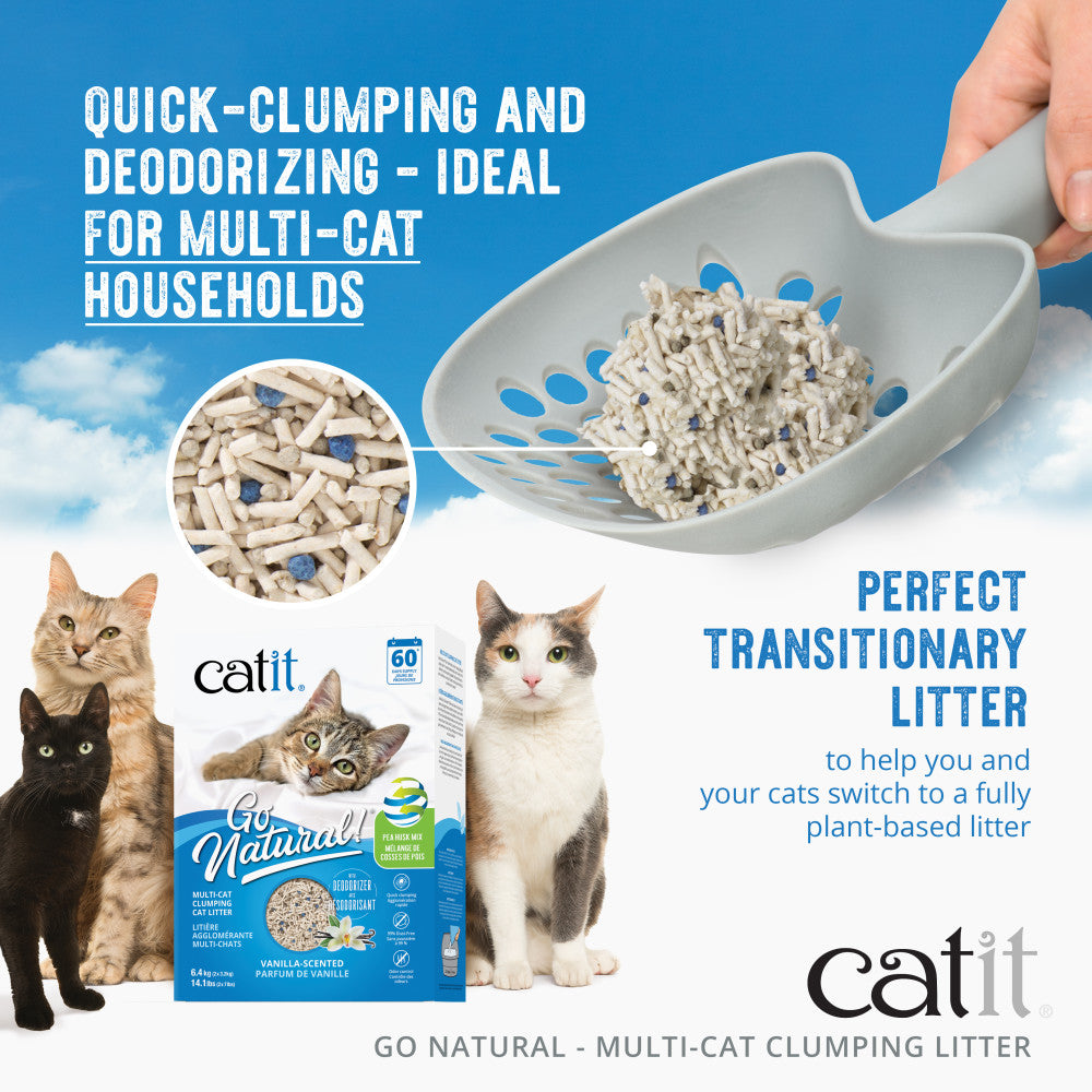 Catit Go Natural! Muti-Cat Clumping Cat Litter
