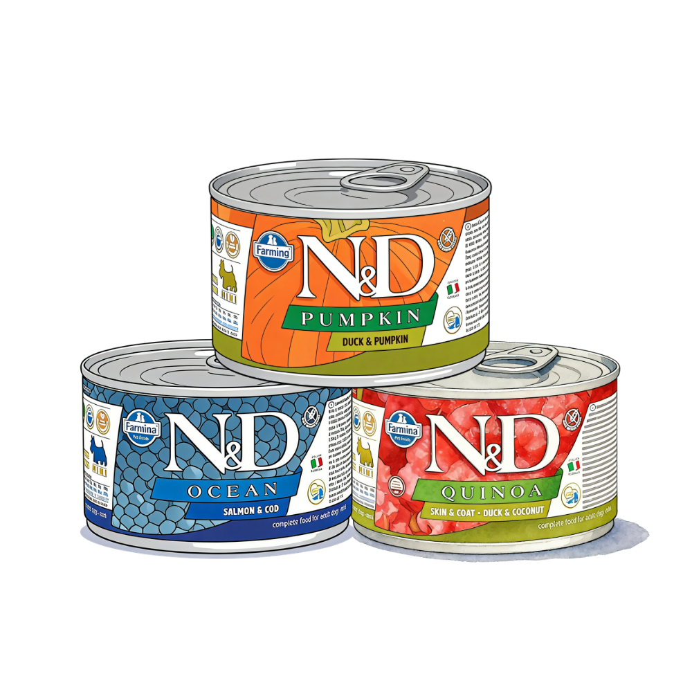 Farmina N&D Pumpkin Adult Wet Food for Dogs - Lamb, Pumpkin & Blueberry 4.9oz - Maokids Pet