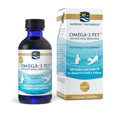 Nordic Naturals 挪威天然100%鱼油 补充Omega-3 心脏大脑眼部健康支持 被毛健康 一瓶2oz装 - Maokidspet